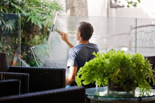 Window Cleaning Balcony Balustrade Glass